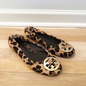 Tory Burch Leopard Ballet Flats - make me an offer!